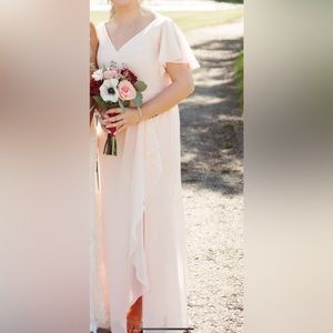 David’s Bridal Bridesmaid Dress in shade “Petal”